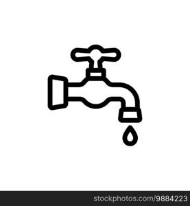 faucet icon, vector, design trendy