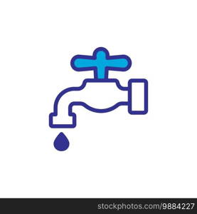 faucet icon, vector, design trendy