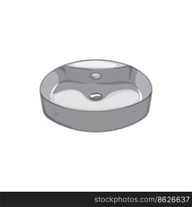 faucet sink ceramic cartoon. faucet sink ceramic sign. isolated symbol vector illustration. faucet sink ceramic cartoon vector illustration