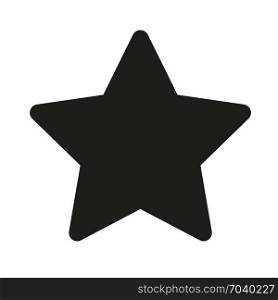 Favorite, star shape, icon on isolated background
