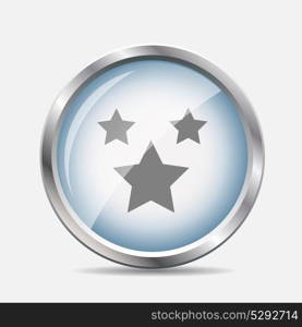 Favourites Glossy Icon Isolated Vector Illustration. EPS10. Favourites Glossy Icon Vector Illustration