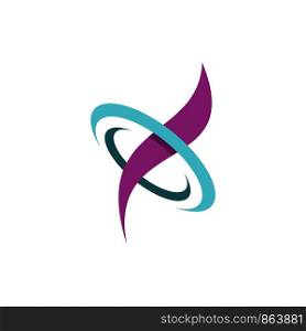Feather and Ring Logo Template Illustration Design. Vector EPS 10.