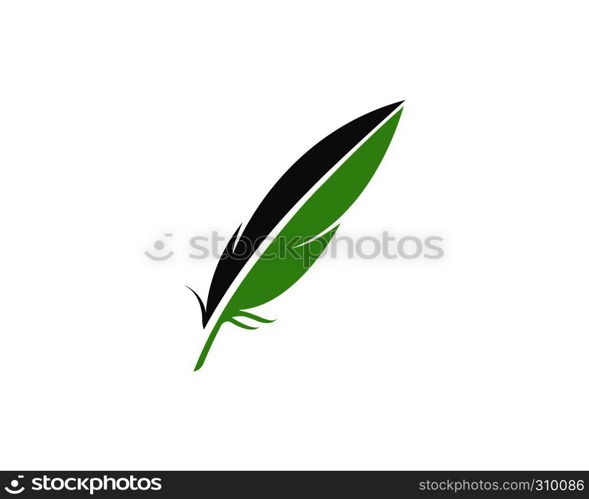 feather icon illustration vector template design