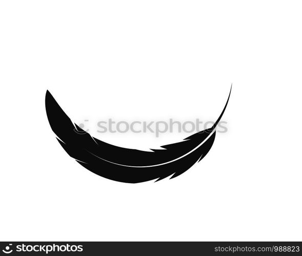 feather icon illustration vector template design