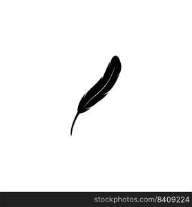 feather logo stock illustration design
