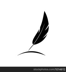 feather logo vector