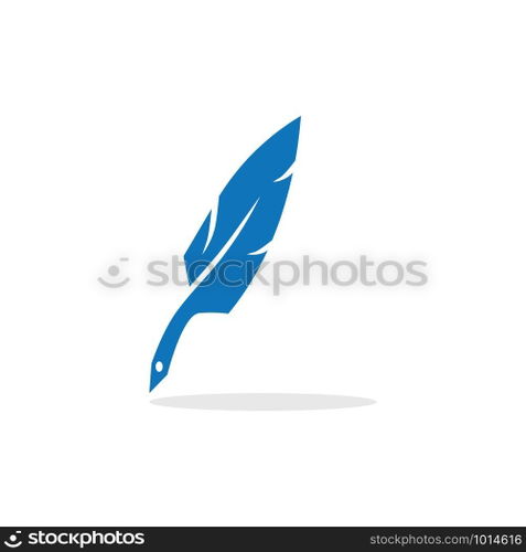 feather logo vector