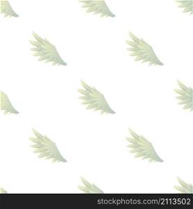 Feather wing pattern seamless background texture repeat wallpaper geometric vector. Feather wing pattern seamless vector