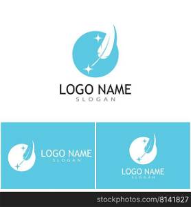 Feathers Logo Template vector symbol 