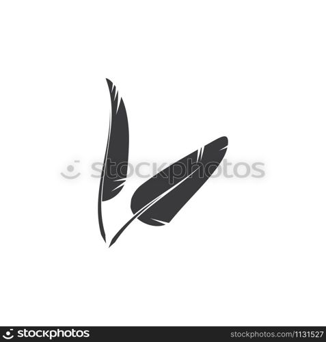 Feathers Logo Template vector symbol nature