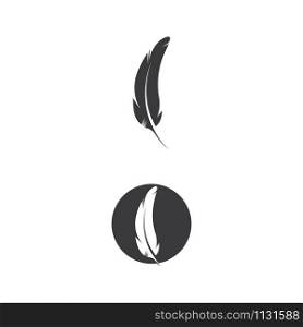 Feathers Logo Template vector symbol nature