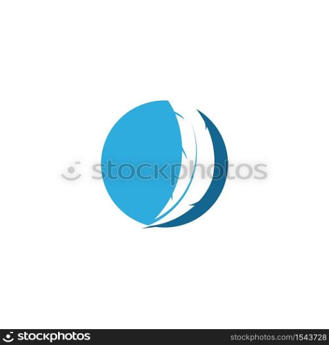 Feathers Logo Template vector symbol nature