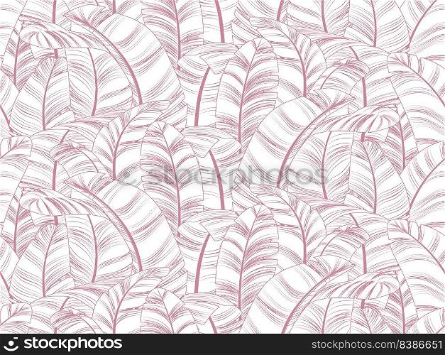 Feathers seamless pattern. Pink avian plume. Contour flamingo plumage. Repeated print. Exotic birds wings. Boa weightless elements. Curved light quills. Natural fluffy plumalet. Vector background. Feathers seamless pattern. Pink plume. Contour flamingo plumage. Repeated print. Exotic birds wings. Boa weightless elements. Curved quills. Natural fluffy plumalet. Vector background