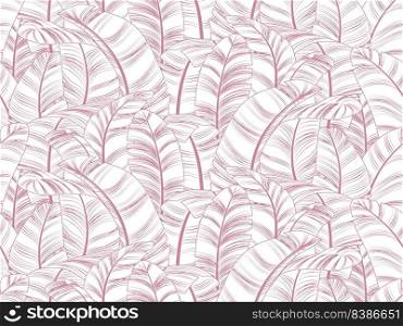 Feathers seamless pattern. Pink avian plume. Contour flamingo plumage. Repeated print. Exotic birds wings. Boa weightless elements. Curved light quills. Natural fluffy plumalet. Vector background. Feathers seamless pattern. Pink plume. Contour flamingo plumage. Repeated print. Exotic birds wings. Boa weightless elements. Curved quills. Natural fluffy plumalet. Vector background