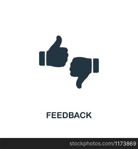 Feedback icon. Premium style design from crowdfunding collection. UX and UI. Pixel perfect feedback icon. For web design, apps, software, printing usage.. Feedback icon. Premium style design from crowdfunding icon collection. UI and UX. Pixel perfect feedback icon. For web design, apps, software, print usage.