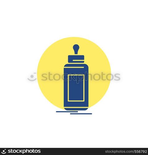 feeder, bottle, child, baby, milk Glyph Icon.. Vector EPS10 Abstract Template background