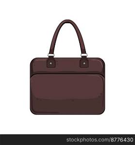 female business bag cartoon. female business bag sign. isolated symbol vector illustration. female business bag cartoon vector illustration
