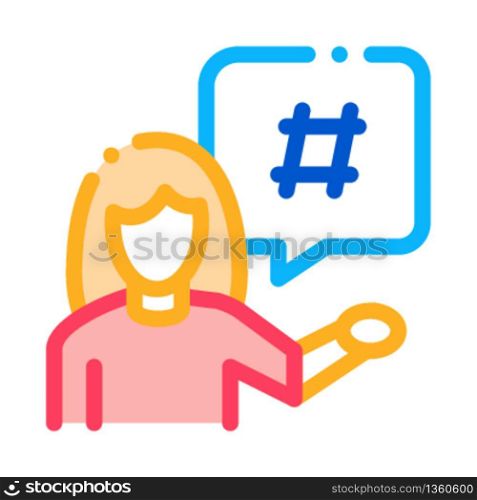 female discontent icon vector. female discontent sign. color symbol illustration. female discontent icon vector outline illustration