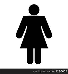 female gender icon vector template illustration logo design