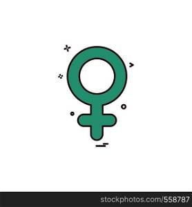 Female icon design vector