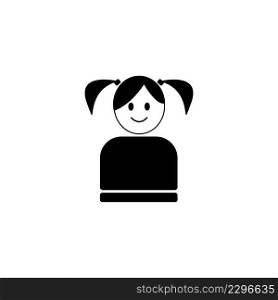 female icon image logo design vector