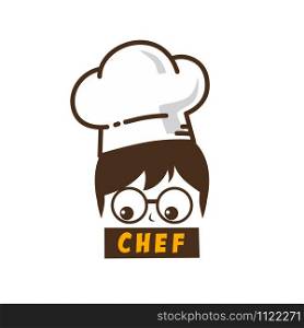 female master chef character cartoon art logo icon vector. female master chef character cartoon art logo icon