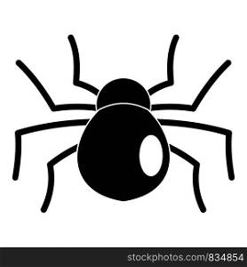 Female mouse spider icon. Simple illustration of female mouse spider vector icon for web design isolated on white background. Female mouse spider icon, simple style