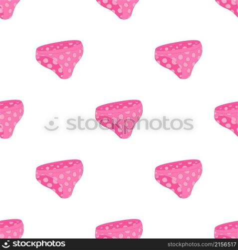 Female pink dotted pants pattern seamless background texture repeat wallpaper geometric vector. Female pink dotted pants pattern seamless vector
