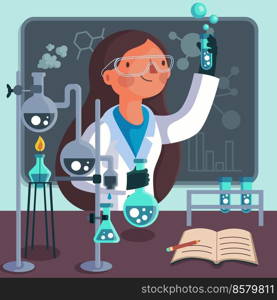 female scientist science