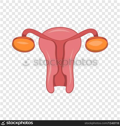 Female sexual organ icon in cartoon style isolated on background for any web design . Female sexual organ icon, cartoon style