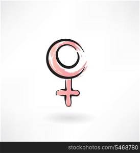 female symbol grunge icon