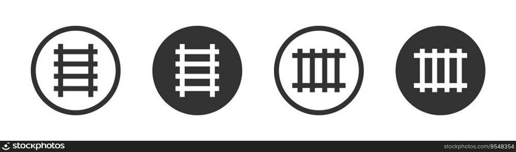 Fence icon. Railway icon. Ladder symbol. Vector illustration.