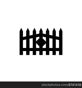 fence icon vector illustration symbol design
