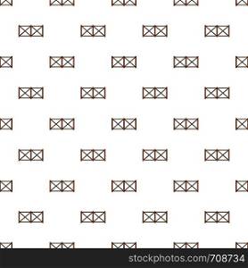 Fence in town pattern seamless in flat style for any design. Fence in town pattern seamless