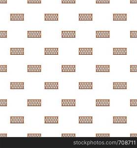 Fence pattern seamless in flat style for any design. Fence pattern seamless