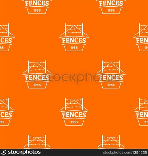 Fence prison pattern vector orange for any web design best. Fence prison pattern vector orange
