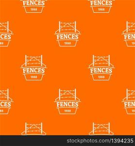 Fence prison pattern vector orange for any web design best. Fence prison pattern vector orange