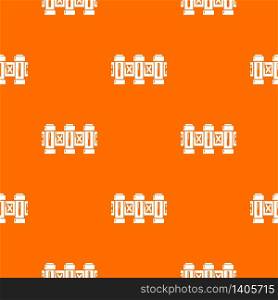 Fence urban pattern vector orange for any web design best. Fence urban pattern vector orange