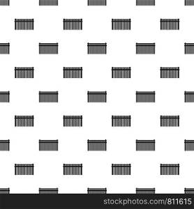 Fence with ball pattern seamless vector repeat geometric for any web design. Fence with ball pattern seamless vector