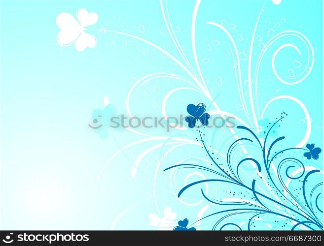 Feral background, vector