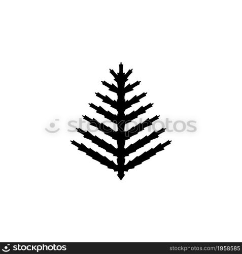 Fern Branch, Exotic Tropical Plant, Leaf. Flat Vector Icon illustration. Simple black symbol on white background. Fern Branch, Exotic Tropical Plant sign design template for web and mobile UI element. Fern Branch, Exotic Tropical Plant, Leaf. Flat Vector Icon illustration. Simple black symbol on white background. Fern Branch, Exotic Tropical Plant sign design template for web and mobile UI element.