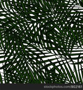Fern leaf wallpaper. Abstract exotic plant seamless pattern. Tropical palm leaves pattern. Botanical background. Trendy fabric design. Vector illustration. Fern leaf wallpaper. Abstract exotic plant seamless pattern.
