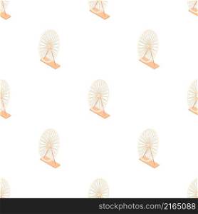 Ferris wheel pattern seamless background texture repeat wallpaper geometric vector. Ferris wheel pattern seamless vector