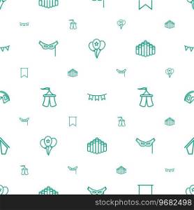 Festival icons pattern seamless white background Vector Image
