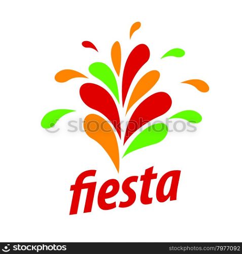 Festive abstract vector logo for fiesta