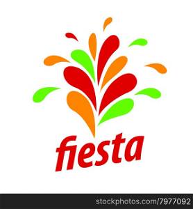 Festive abstract vector logo for fiesta
