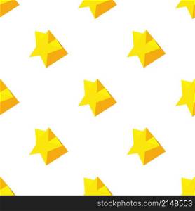 Festive five-pointed star pattern seamless background texture repeat wallpaper geometric vector. Festive five-pointed star pattern seamless vector