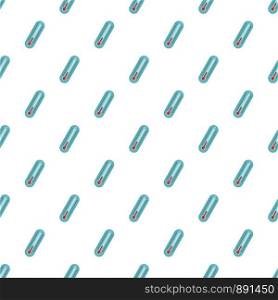 Fever thermometer pattern seamless vector repeat for any web design. Fever thermometer pattern seamless vector