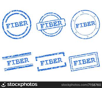 Fiber stamps