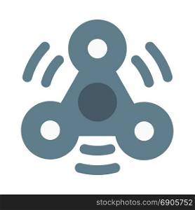 fidget spinner, icon on isolated background